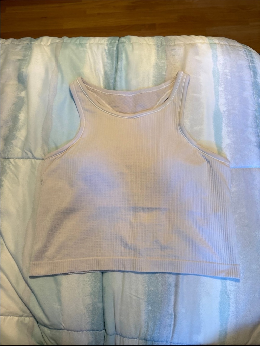 lululemon ebb to street cropped racerback tank top